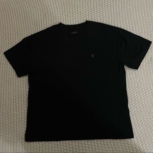 AllSaints Oversized Black Tee